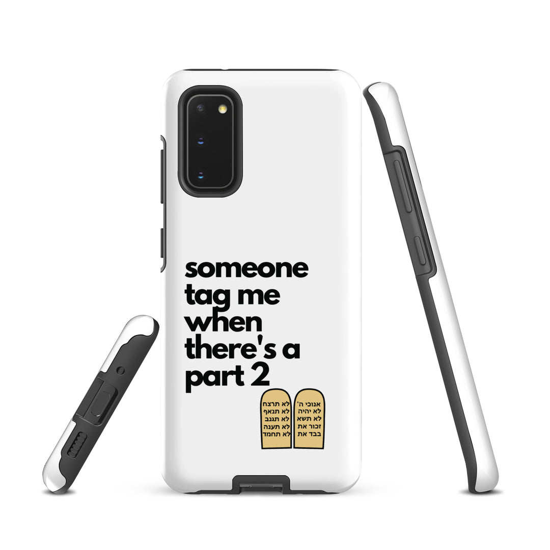 Someone Tag Me Jewish pride tough case for samsung® in Matte - front view
