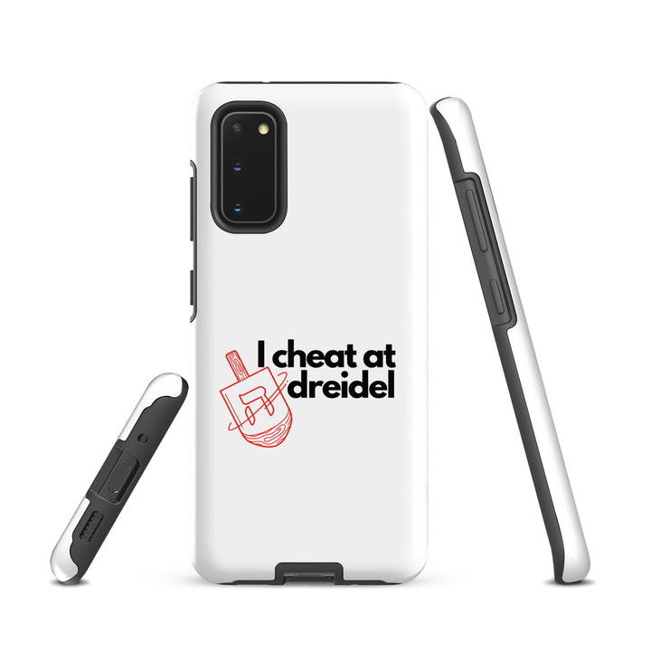 I Cheat At Dreidel Jewish pride tough case for samsung® in Matte - detail view