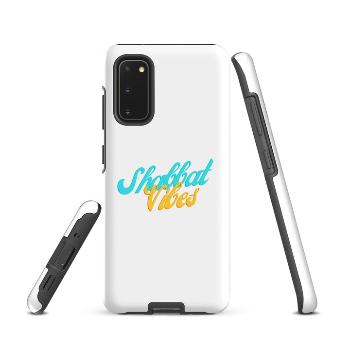 Shabbat Vibes Jewish pride tough phone case for Samsung Galaxy S20, matte finish - front view