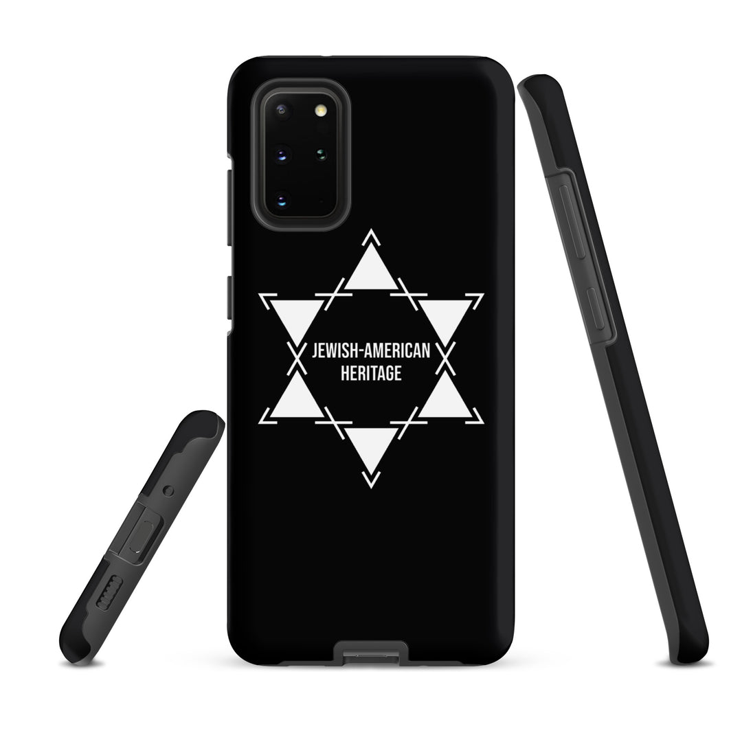Jewish American Heritage Jewish pride tough case for samsung® in Matte - flat lay