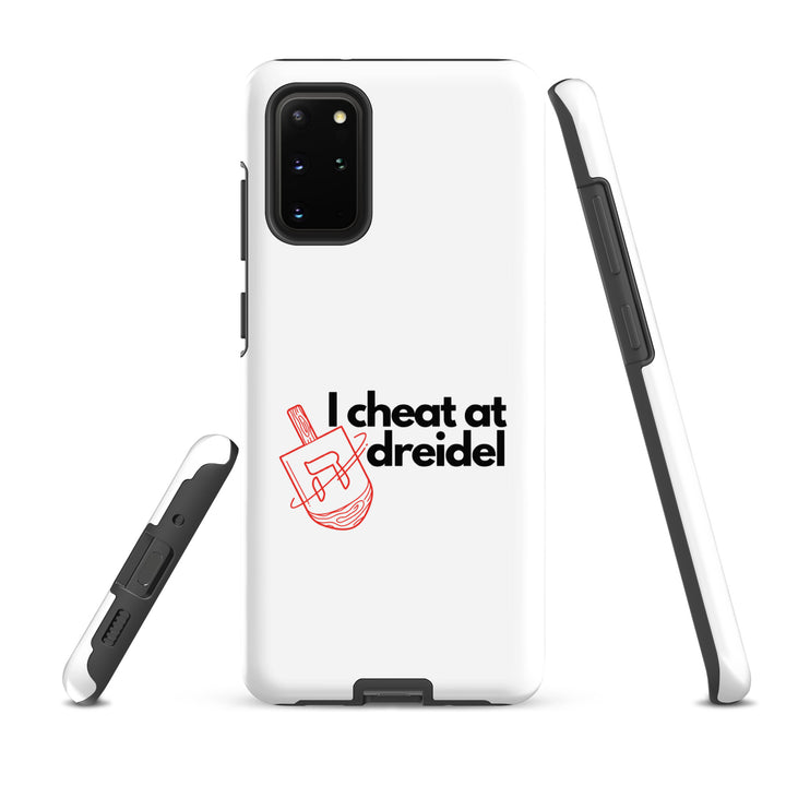 I Cheat At Dreidel Jewish pride tough case for samsung® in Matte - lifestyle shot