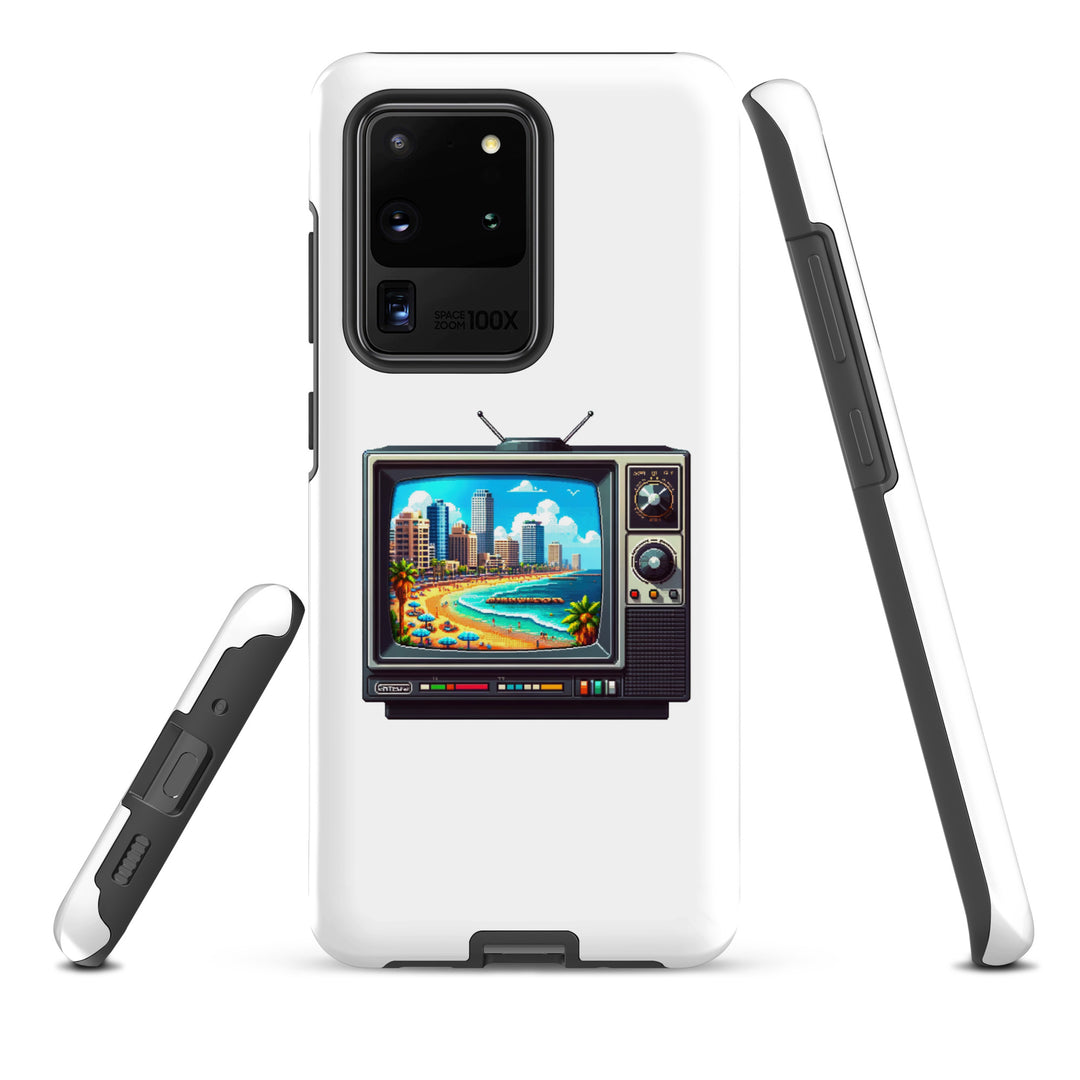 Tough Case for Samsung® | 16Bit Tel Aviv Beach