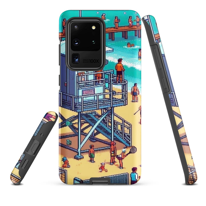 Tough Case for Samsung® | TLV Frishman Beach 16 Bit