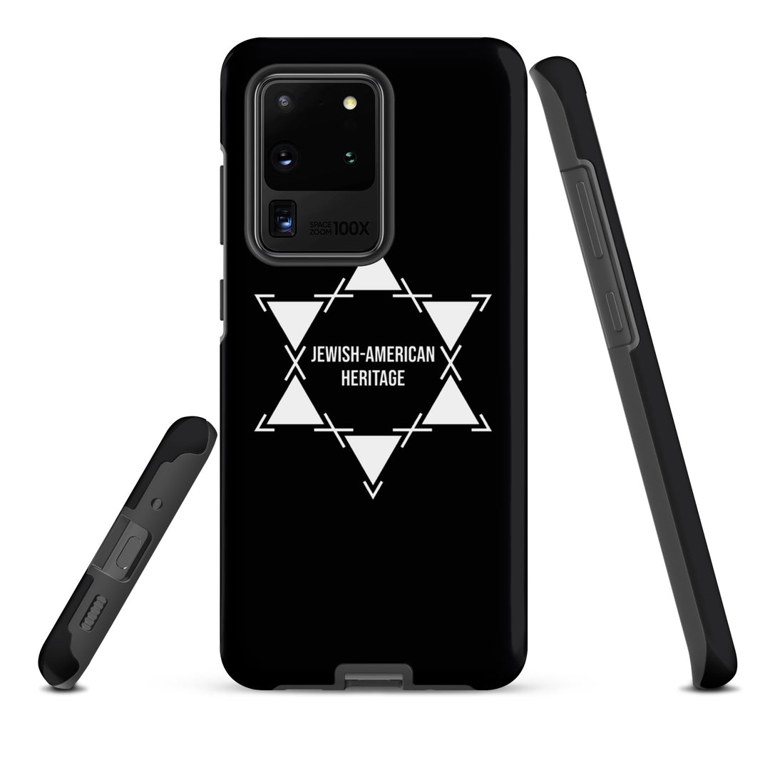 Jewish American Heritage Jewish pride tough case for samsung® in Matte - side view