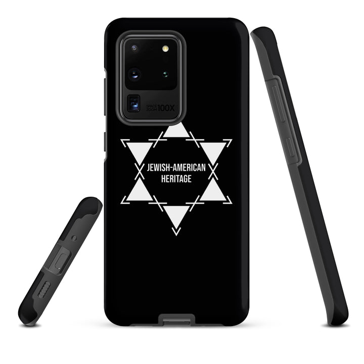 Jewish American Heritage Jewish pride tough case for samsung® in Matte - side view