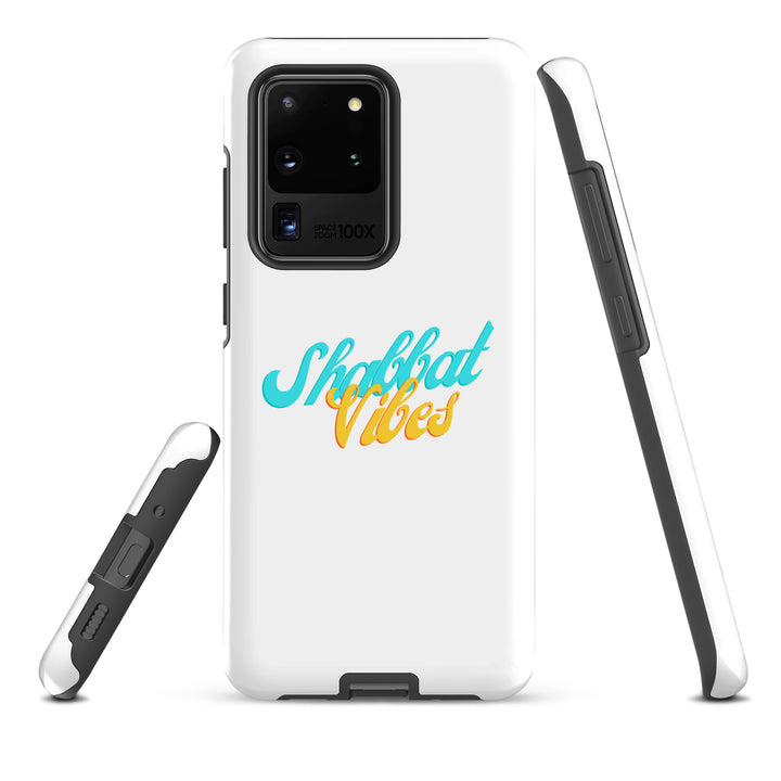 Shabbat Vibes Jewish pride tough phone case for Samsung Galaxy S20 Ultra, matte finish - front view