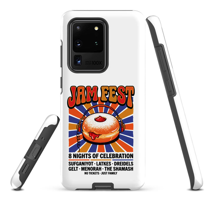 Jam Fest 8 Nights Jewish pride tough phone case for Samsung Galaxy S20 Ultra, matte finish - front view