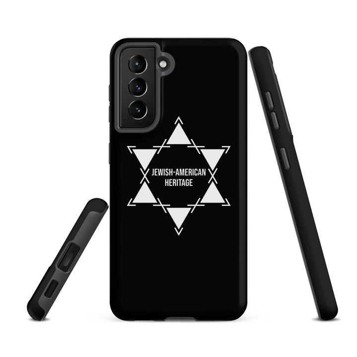 Jewish American Heritage Jewish pride tough case for samsung® in Matte - side view