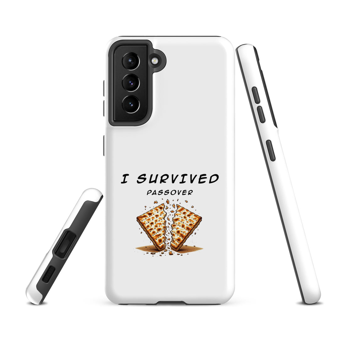 Passover Jewish pride tough phone case for Samsung Galaxy S21 Fe, matte finish - front view