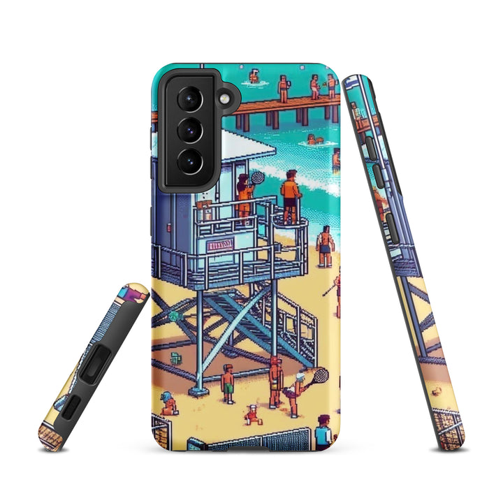 Tough Case for Samsung® | TLV Frishman Beach 16 Bit