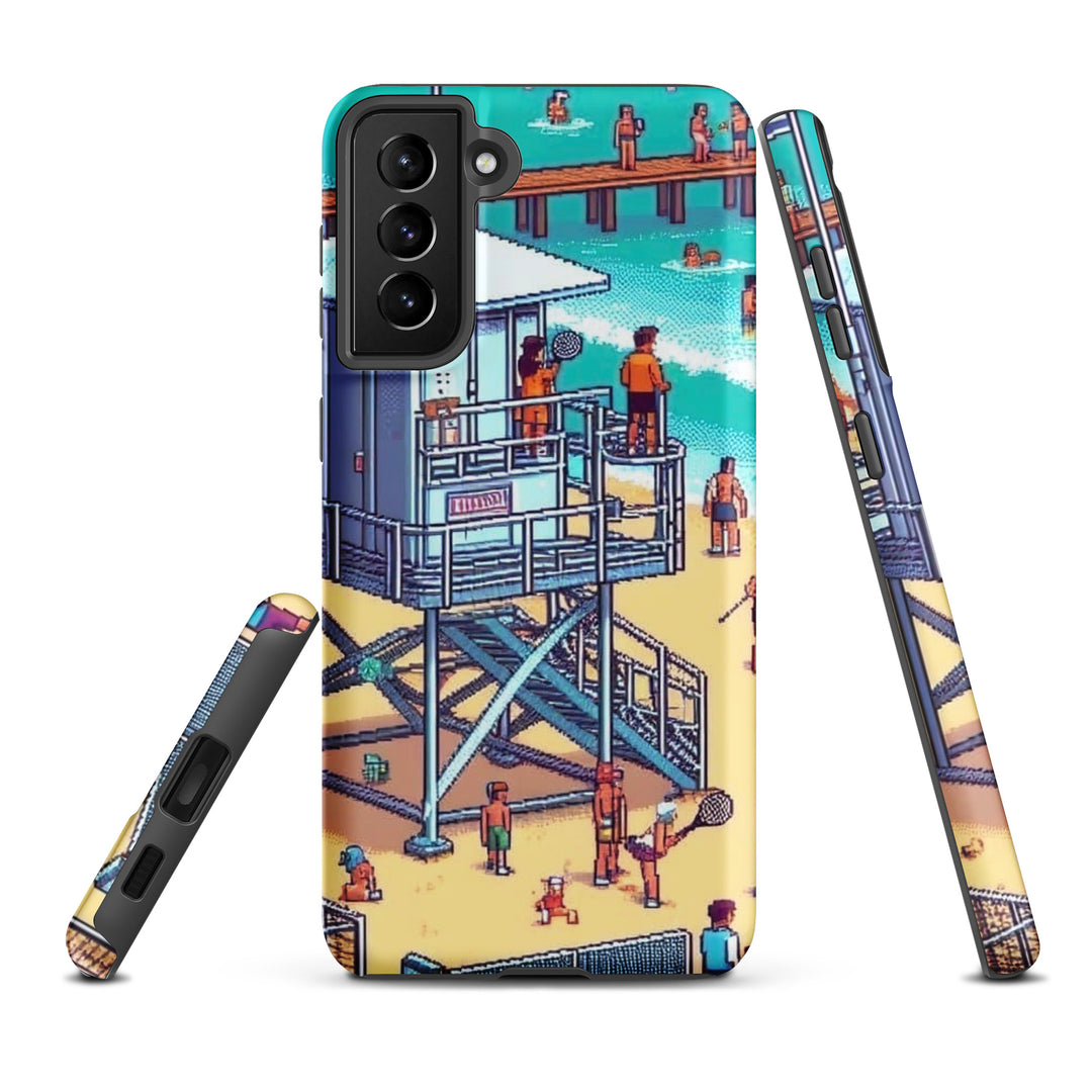Tough Case for Samsung® | TLV Frishman Beach 16 Bit