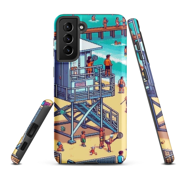 Tough Case for Samsung® | TLV Frishman Beach 16 Bit