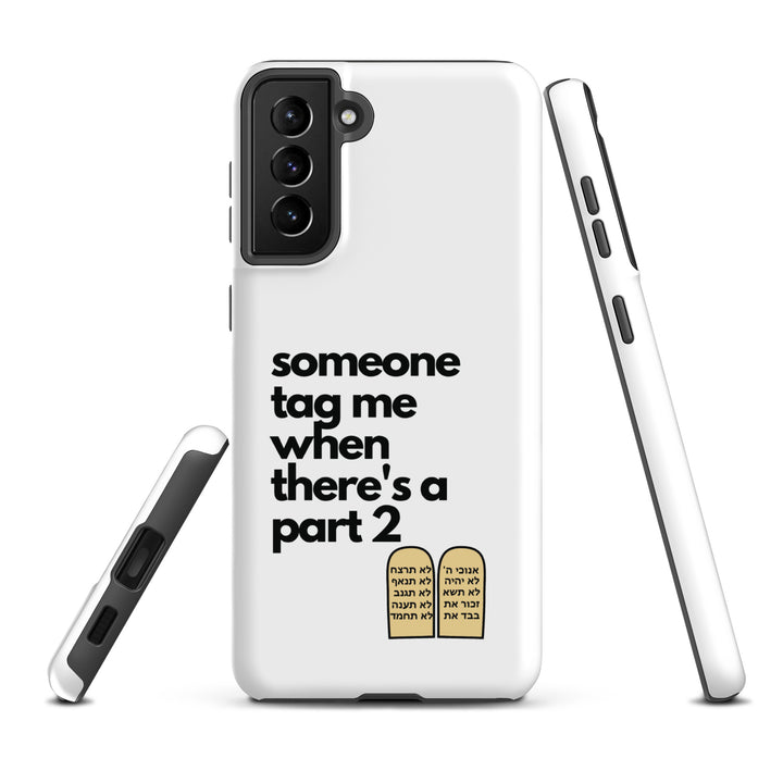 Someone Tag Me Jewish pride tough case for samsung® in Matte - detail view