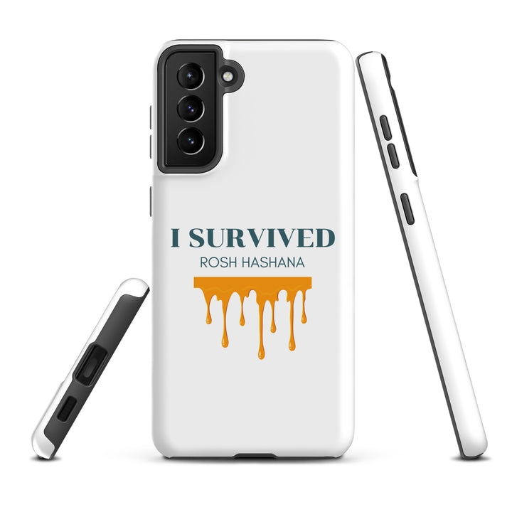 I Survived Rosh HaShana Jewish pride tough case for samsung® in Matte - flat lay