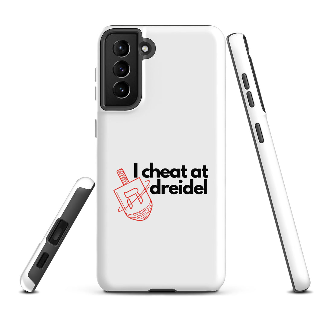 I Cheat At Dreidel Jewish pride tough case for samsung® in Matte - close-up
