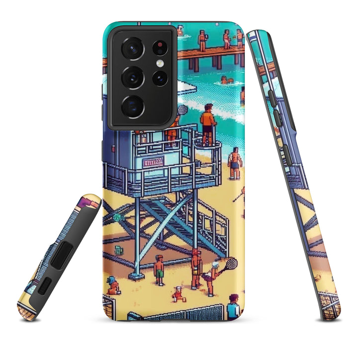 Tough Case for Samsung® | TLV Frishman Beach 16 Bit
