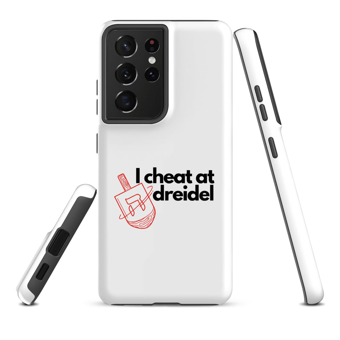 I Cheat At Dreidel Jewish pride tough case for samsung® in Matte - lifestyle shot