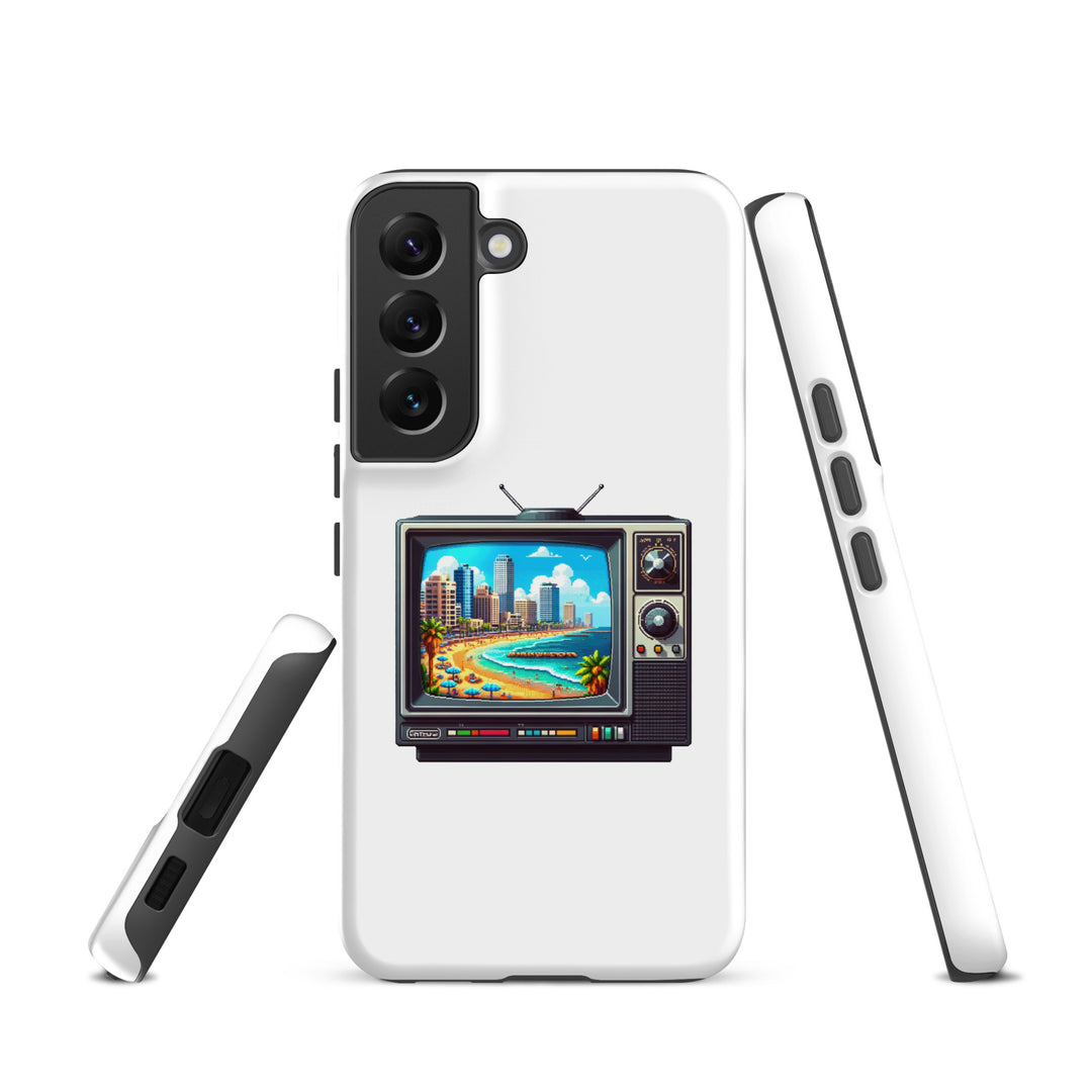 Tough Case for Samsung® | 16Bit Tel Aviv Beach