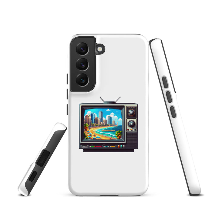 Tough Case for Samsung® | 16Bit Tel Aviv Beach