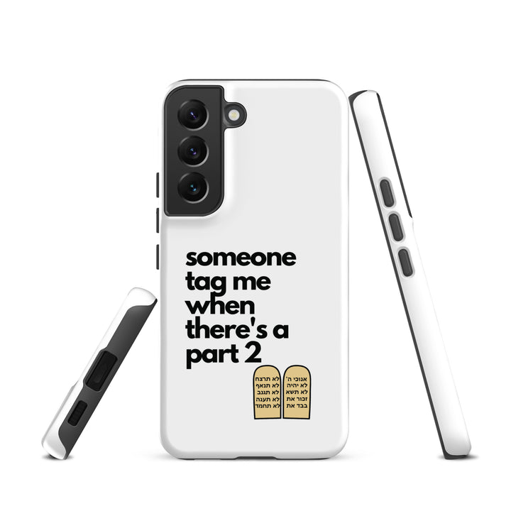 Someone Tag Me Jewish pride tough case for samsung® in Matte - front view