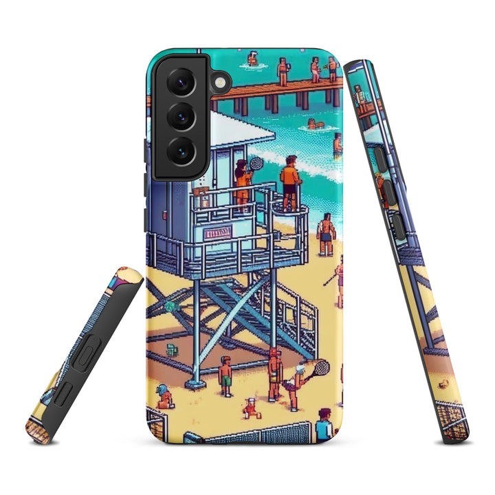 Tough Case for Samsung® | TLV Frishman Beach 16 Bit