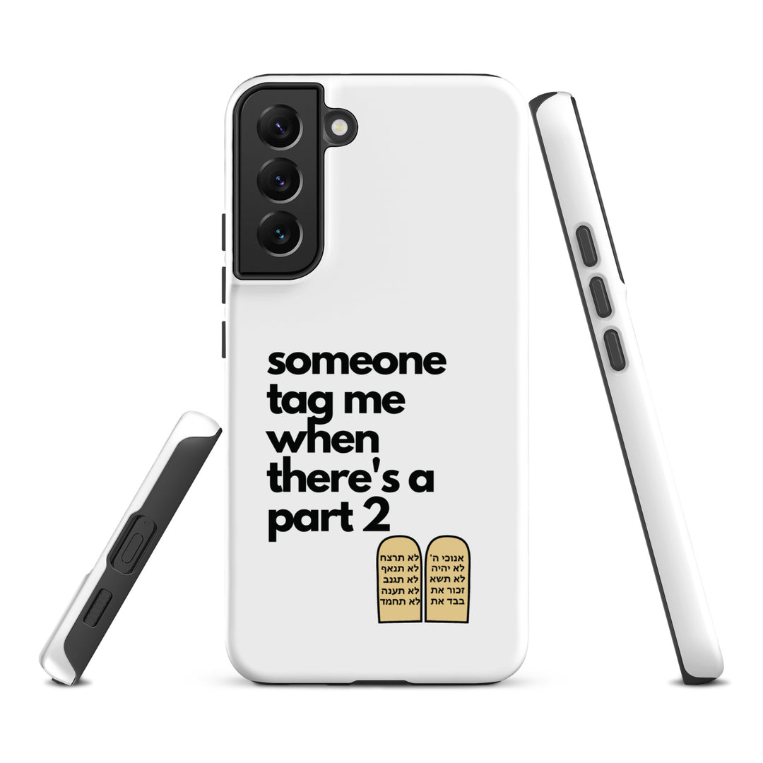 Someone Tag Me Jewish pride tough case for samsung® in Matte - detail view