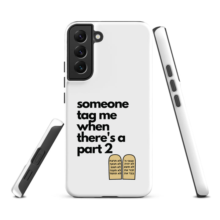 Someone Tag Me Jewish pride tough case for samsung® in Matte - detail view