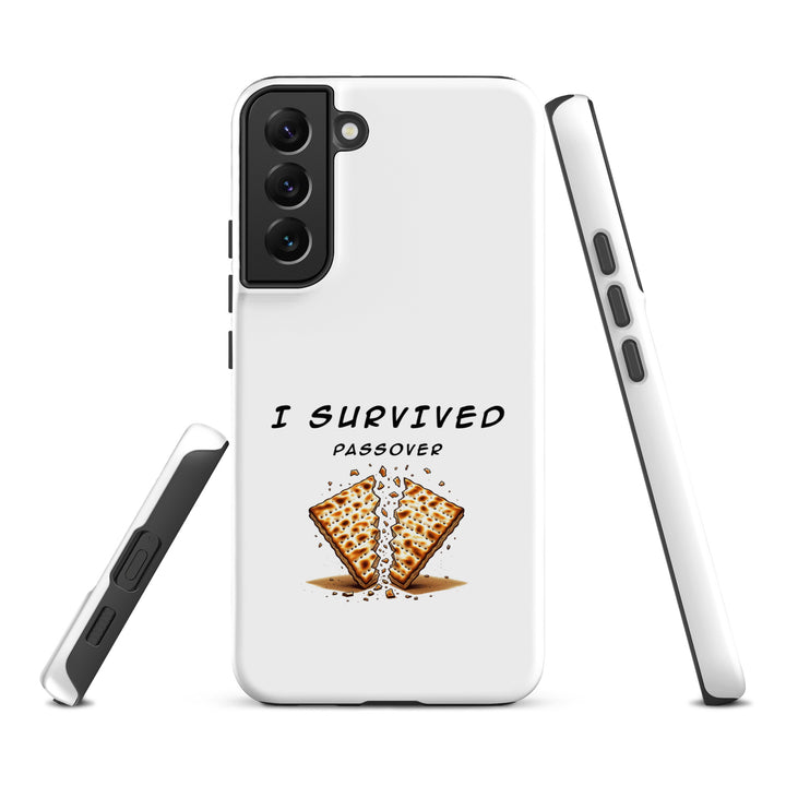 Passover Jewish pride tough phone case for Samsung Galaxy S22 Plus, matte finish - front view
