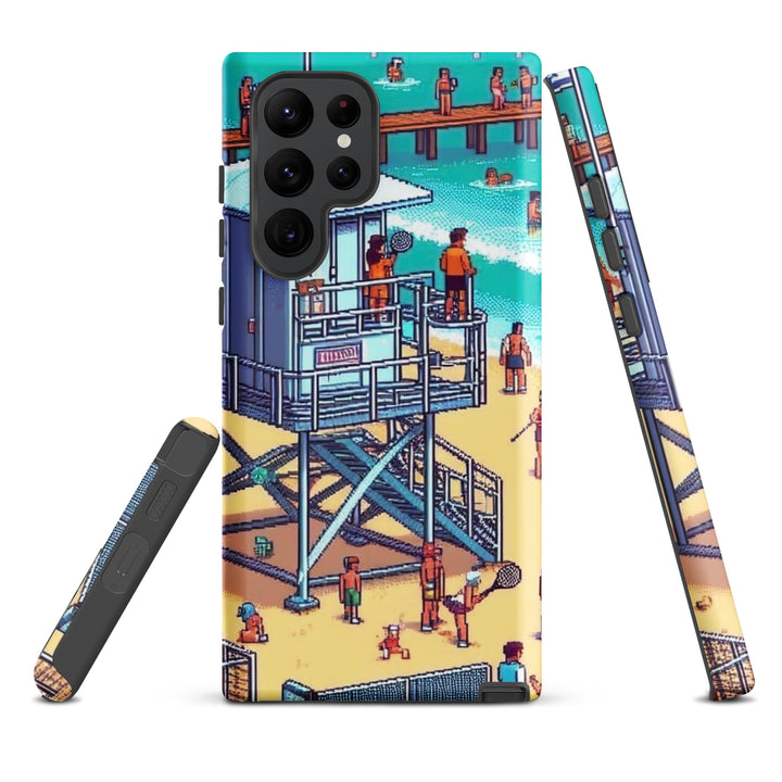 Tough Case for Samsung® | TLV Frishman Beach 16 Bit