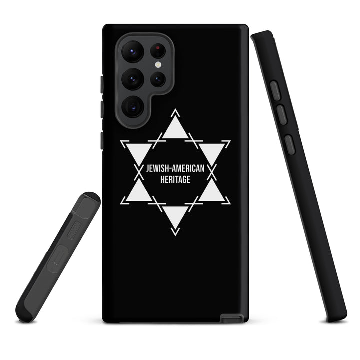 Jewish American Heritage Jewish pride tough case for samsung® in Matte - flat lay