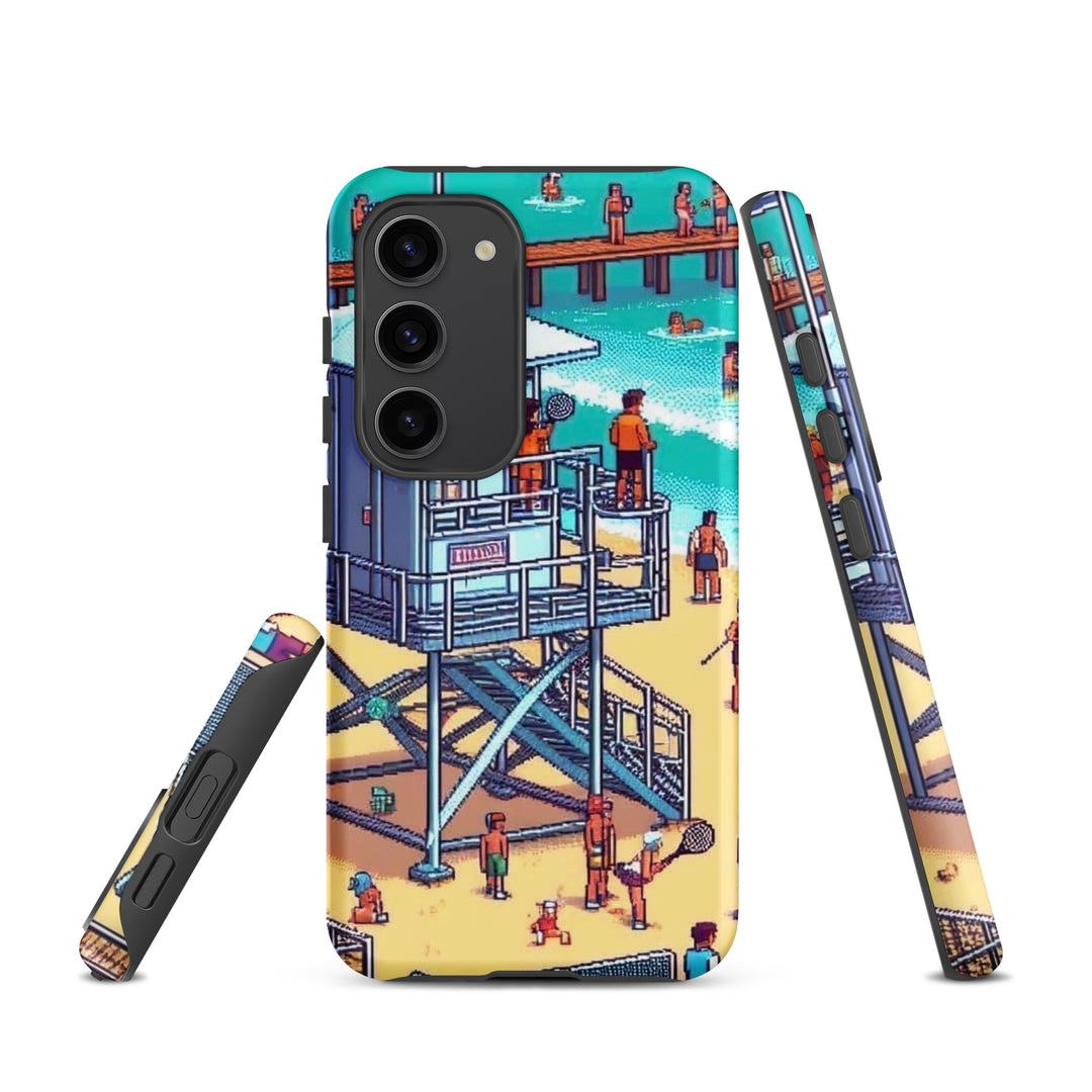 Tough Case for Samsung® | TLV Frishman Beach 16 Bit