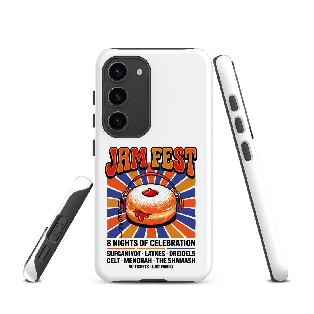 Jam Fest 8 Nights Jewish pride tough phone case for Samsung Galaxy S23, matte finish - front view