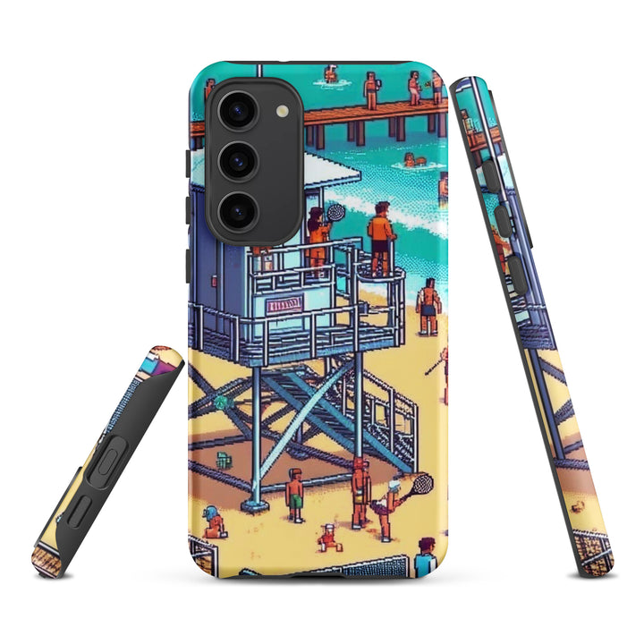 Tough Case for Samsung® | TLV Frishman Beach 16 Bit