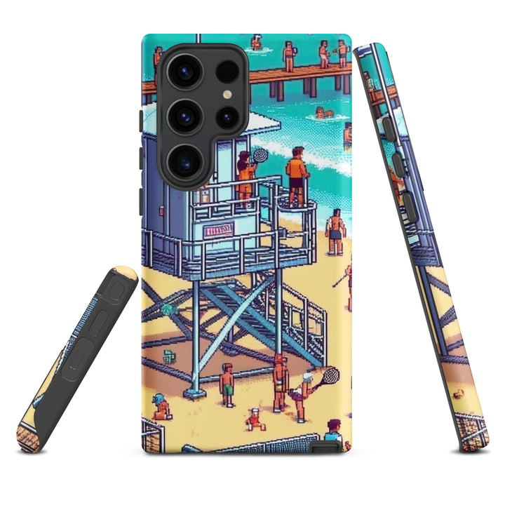 Tough Case for Samsung® | TLV Frishman Beach 16 Bit