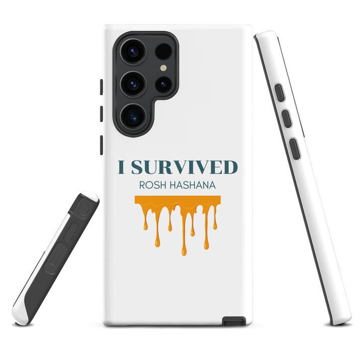 I Survived Rosh HaShana Jewish pride tough case for samsung® in Matte - flat lay