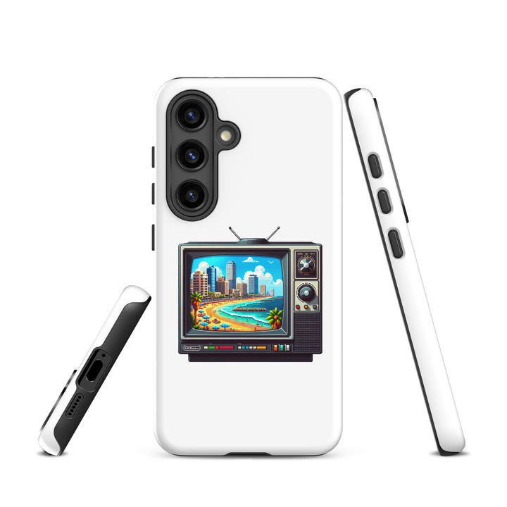 Tough Case for Samsung® | 16Bit Tel Aviv Beach