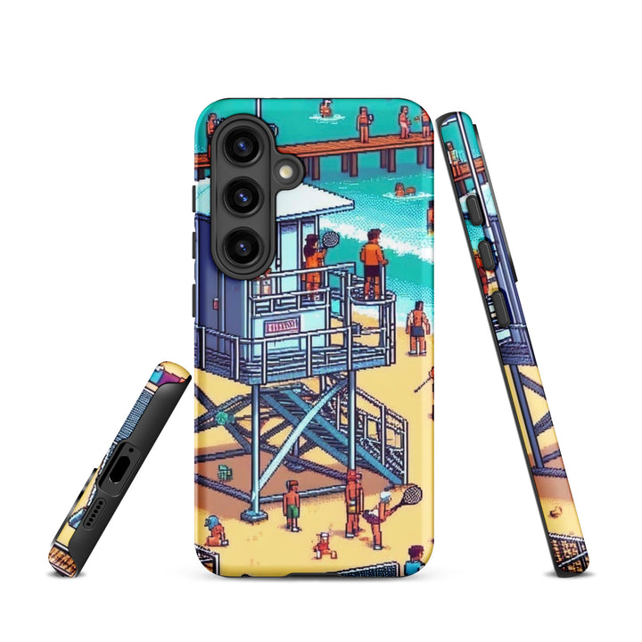 Tough Case for Samsung® | TLV Frishman Beach 16 Bit