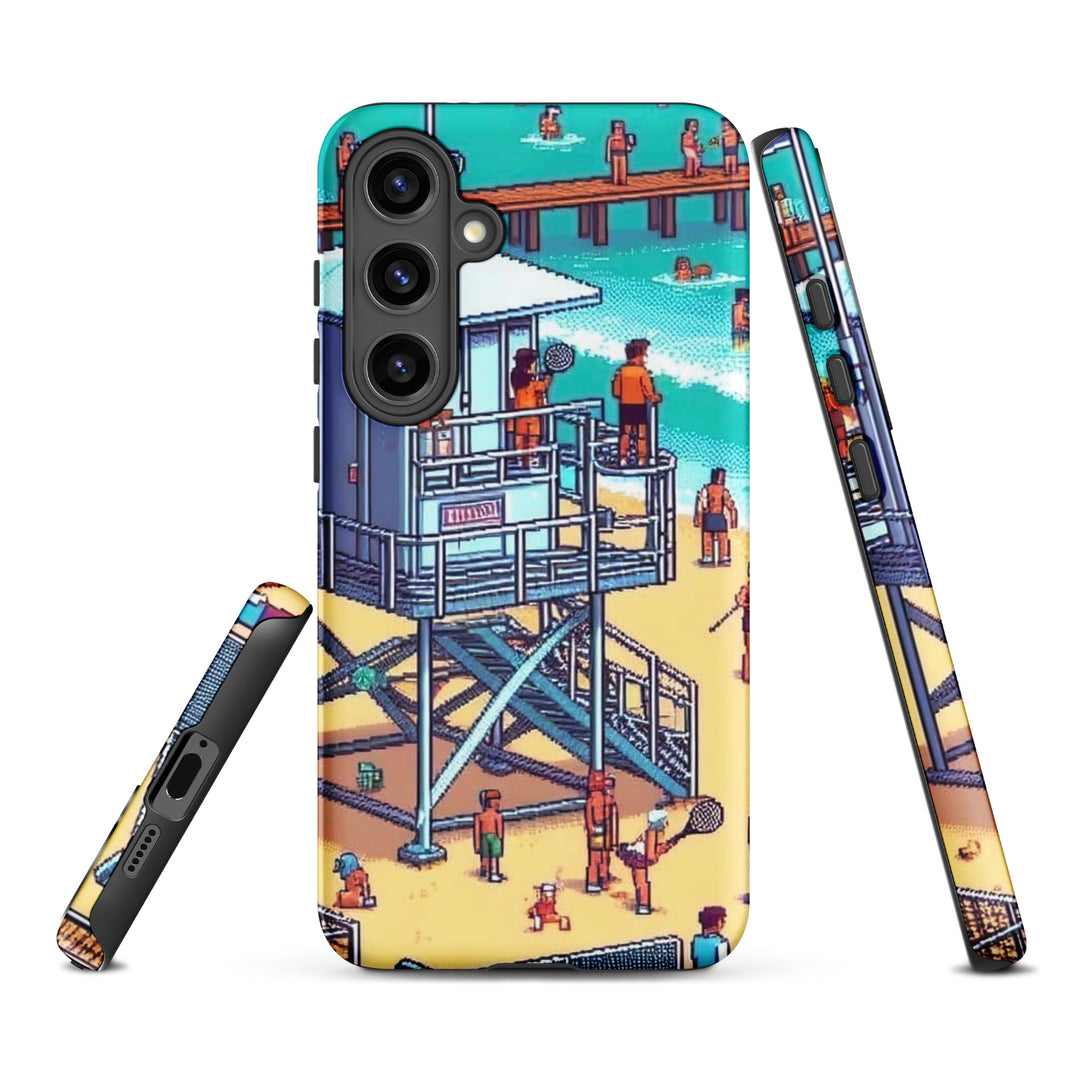 Tough Case for Samsung® | TLV Frishman Beach 16 Bit