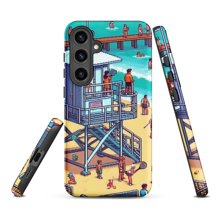 Tough Case for Samsung® | TLV Frishman Beach 16 Bit