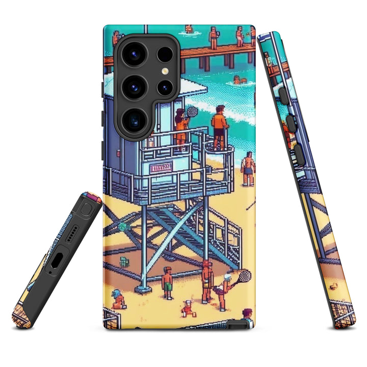 Tough Case for Samsung® | TLV Frishman Beach 16 Bit