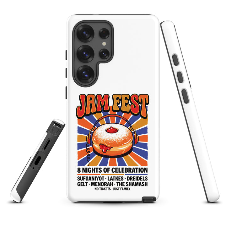 Jam Fest 8 Nights Jewish pride tough phone case for Samsung Galaxy S25 Ultra, matte finish - front view