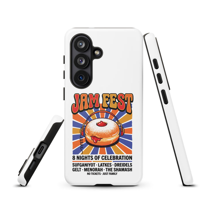 Jam Fest 8 Nights Jewish pride tough phone case for Samsung Galaxy S26, matte finish - front view