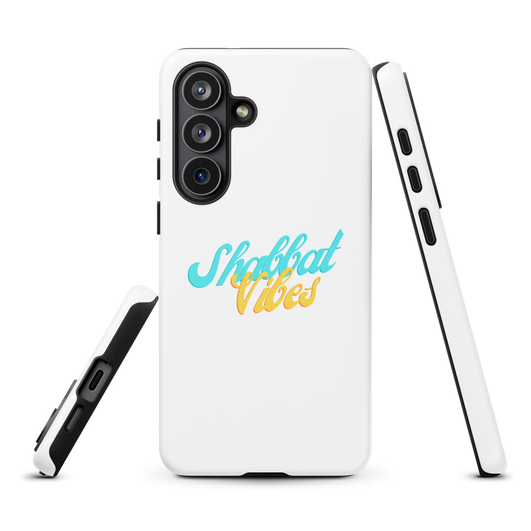 Shabbat Vibes Jewish pride tough phone case for Samsung Galaxy S26 Plus, matte finish - front view