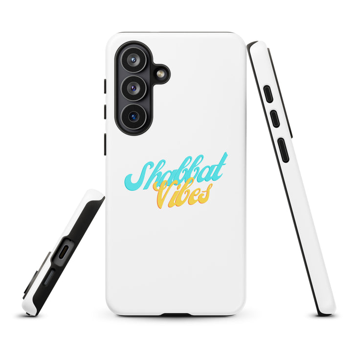 Shabbat Vibes Jewish pride tough phone case for Samsung Galaxy S26 Plus, matte finish - front view