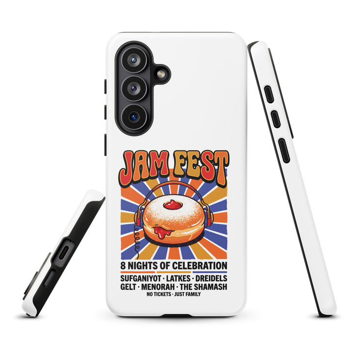 Jam Fest 8 Nights Jewish pride tough phone case for Samsung Galaxy S26 Plus, matte finish - front view