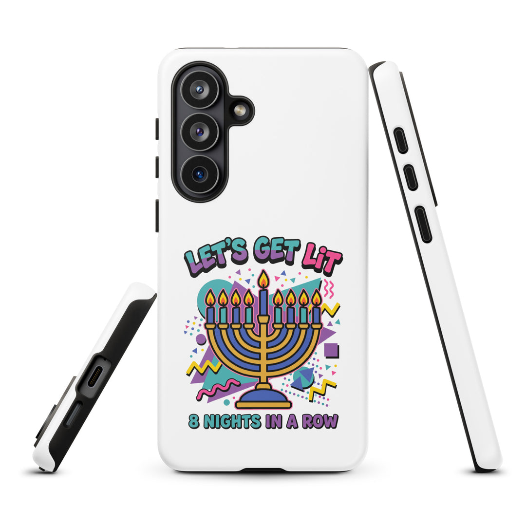 Lets Get Lit 90s Jewish pride tough phone case for Samsung Galaxy S26 Plus, matte finish - front view