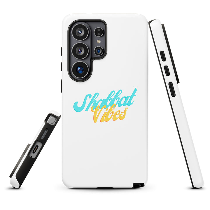 Shabbat Vibes Jewish pride tough phone case for Samsung Galaxy S26 Ultra, matte finish - front view