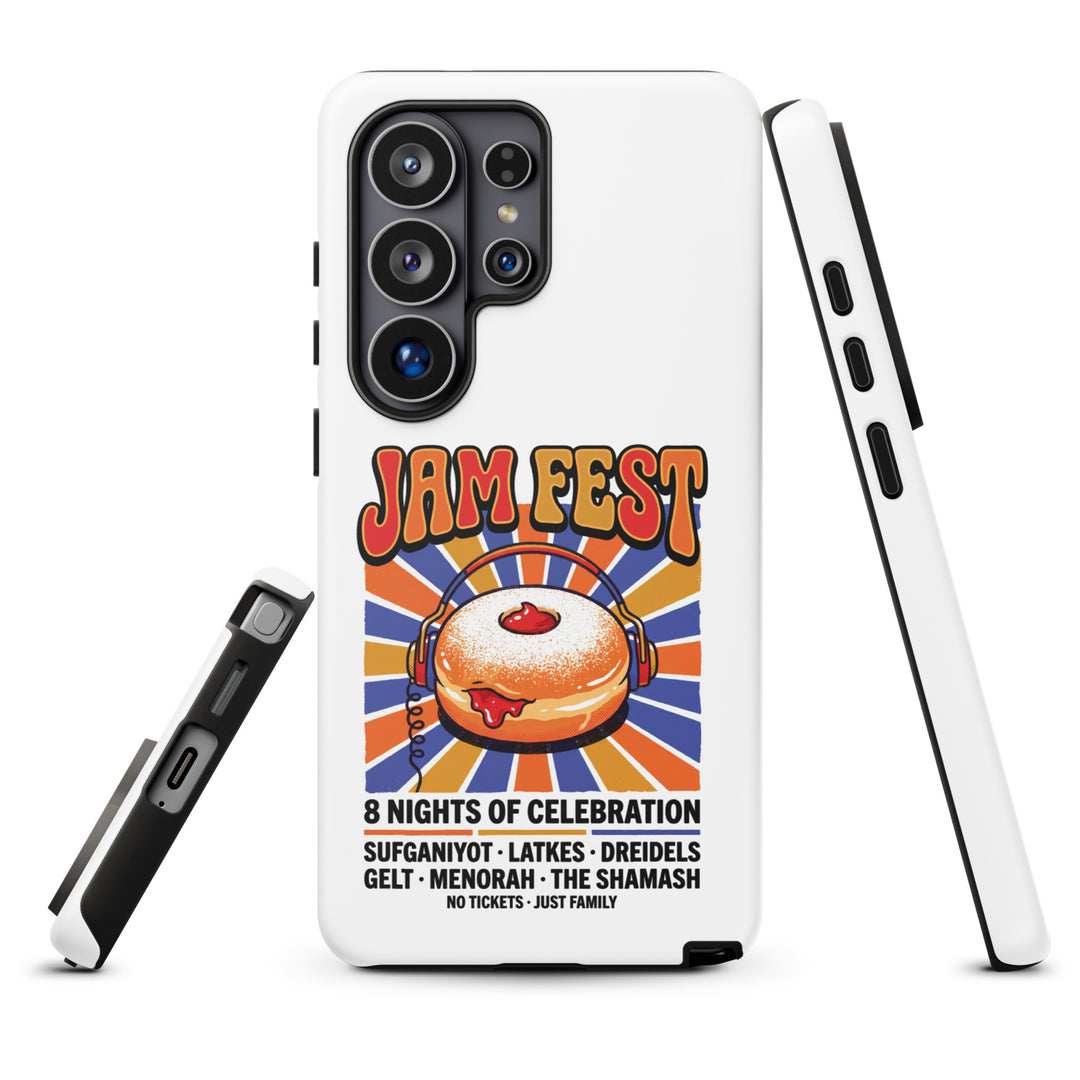 Jam Fest 8 Nights Jewish pride tough phone case for Samsung Galaxy S26 Ultra, matte finish - front view