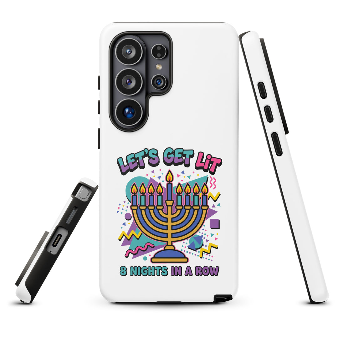 Lets Get Lit 90s Jewish pride tough phone case for Samsung Galaxy S26 Ultra, matte finish - front view