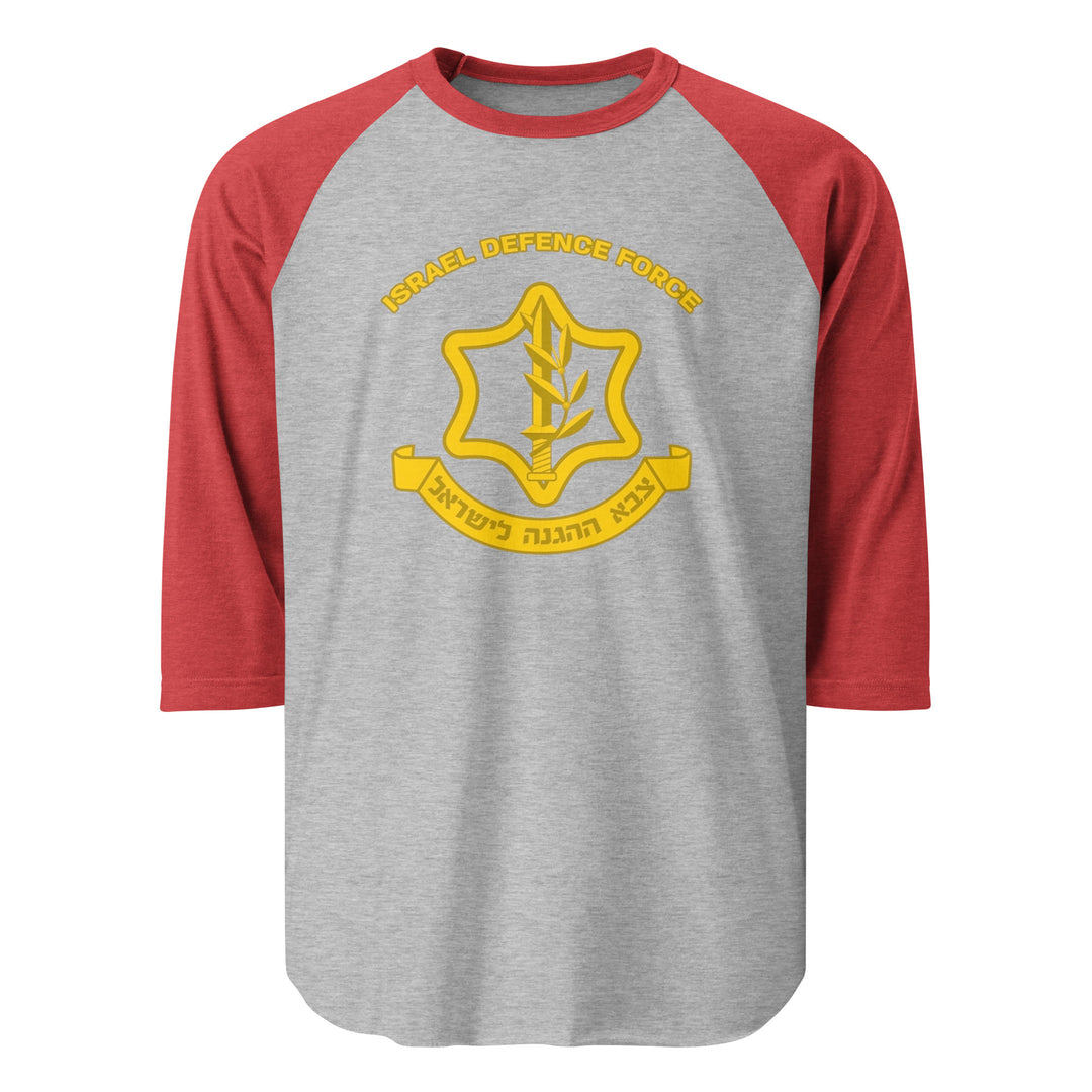 3/4 sleeve raglan shirt | IDF Israel Defense Forces